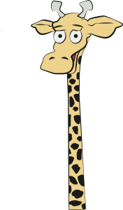 Giraffe frei
